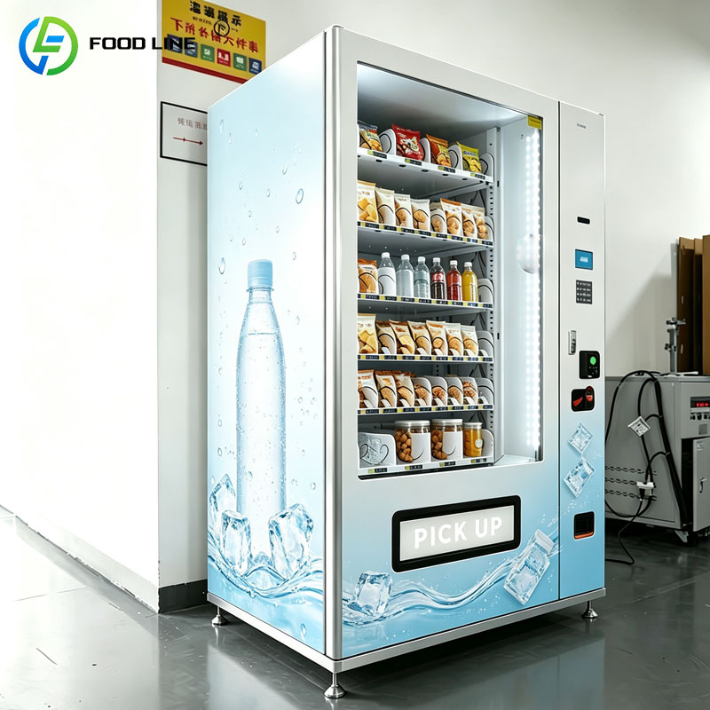 Food Snacks Vending Machine - Mesin Penjual Minuman Otomatis, Kombinasi Makanan
