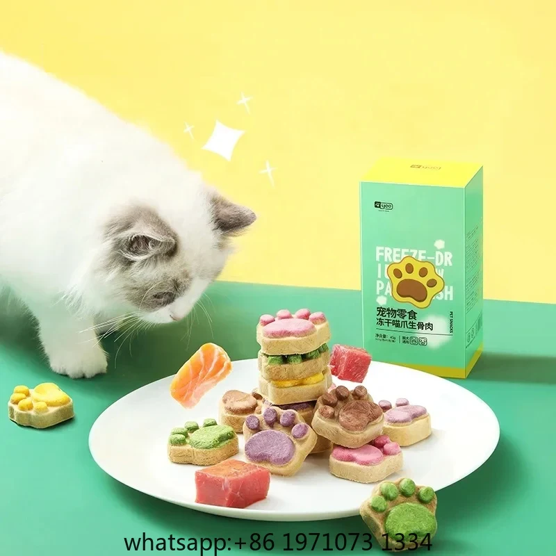 Food Snacks With High Protein - Camilan Kucing Beku Kering Tinggi Protein