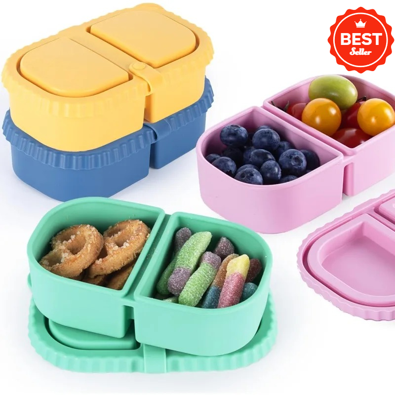 Food And Snacks For Picnic - Wadah Camilan Silikon Dapat Digunakan Kembali