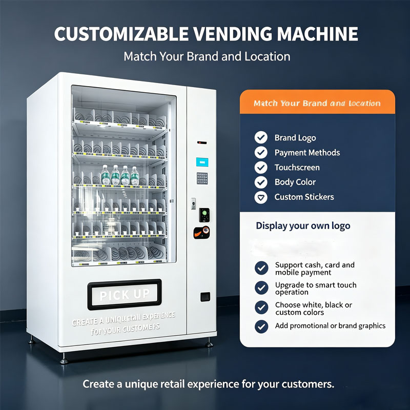 Mesin Penjual Minuman Otomatis - Food Snacks Vending Machine ulasan dan harga
