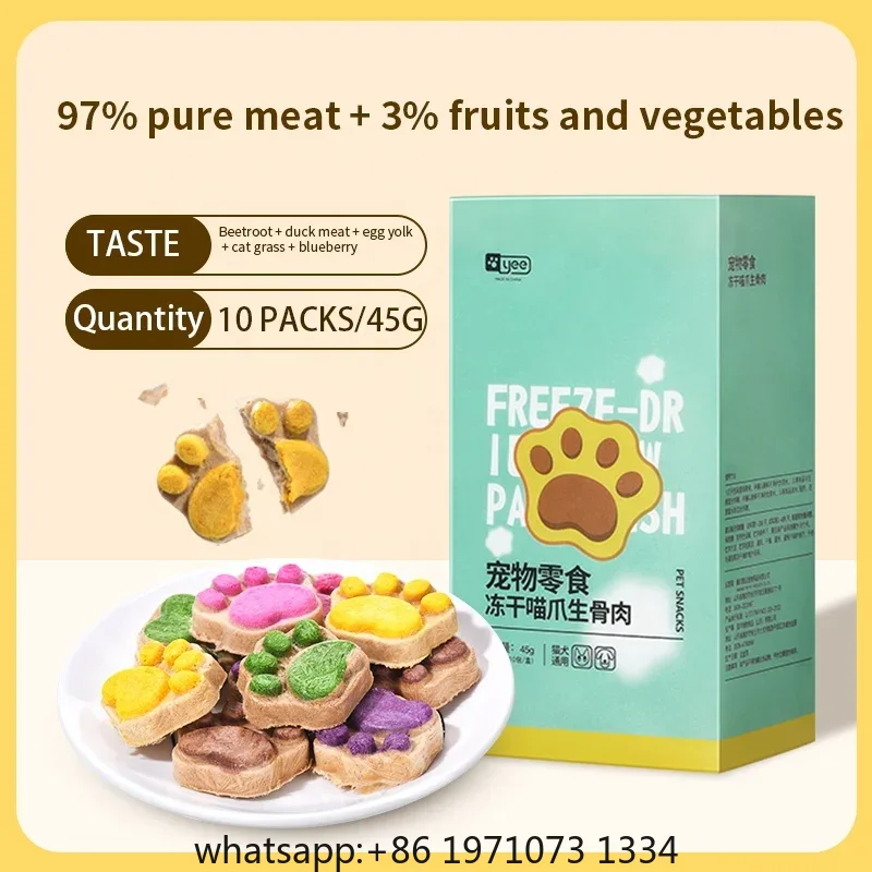 Camilan Kucing Beku Kering Tin - Food Snacks With High Protein ulasan dan harga