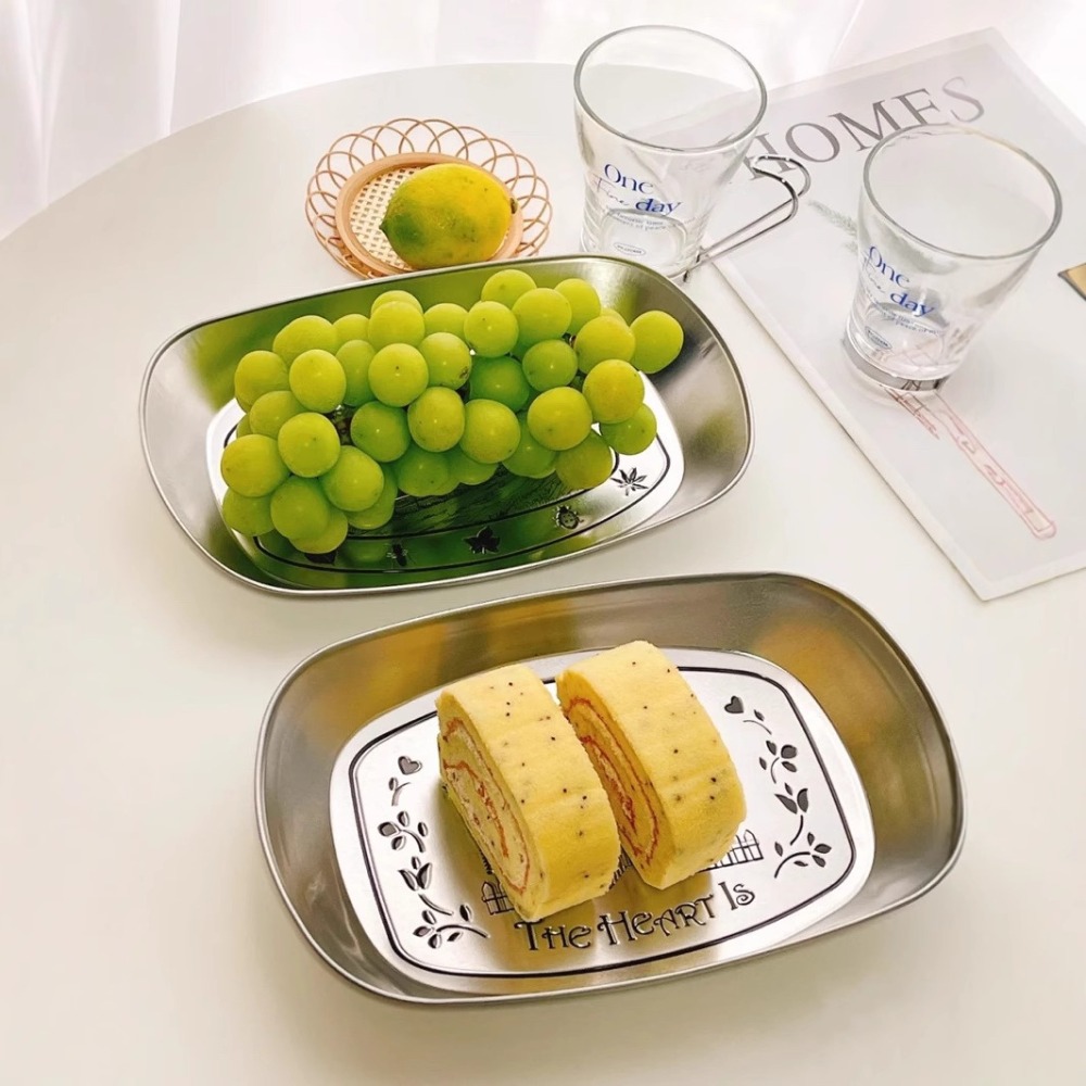 2 Buah Nampan Timah Amerika An - Food And Snacks For Picnic ulasan dan harga