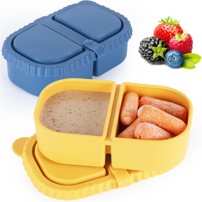 Wadah Camilan Silikon Dapat Di - Food And Snacks For Picnic ulasan dan harga