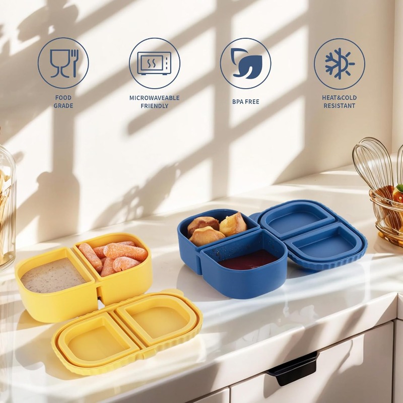 Wadah Camilan Silikon Dapat Di - Food And Snacks For Picnic ulasan dan harga