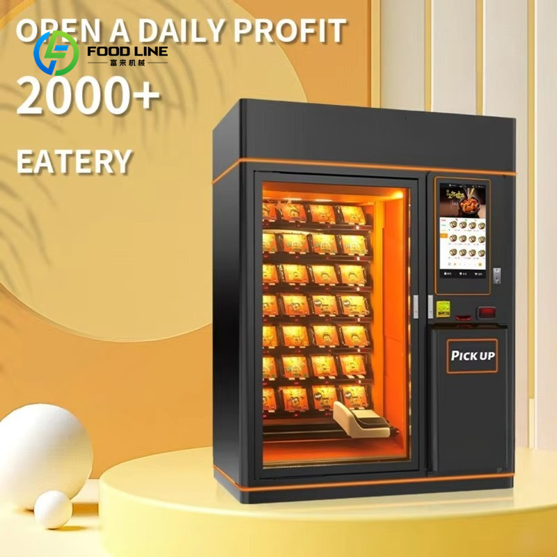 Mesin Penjual Makanan Panas Ku - Food Snacks Vending Machine ulasan dan harga