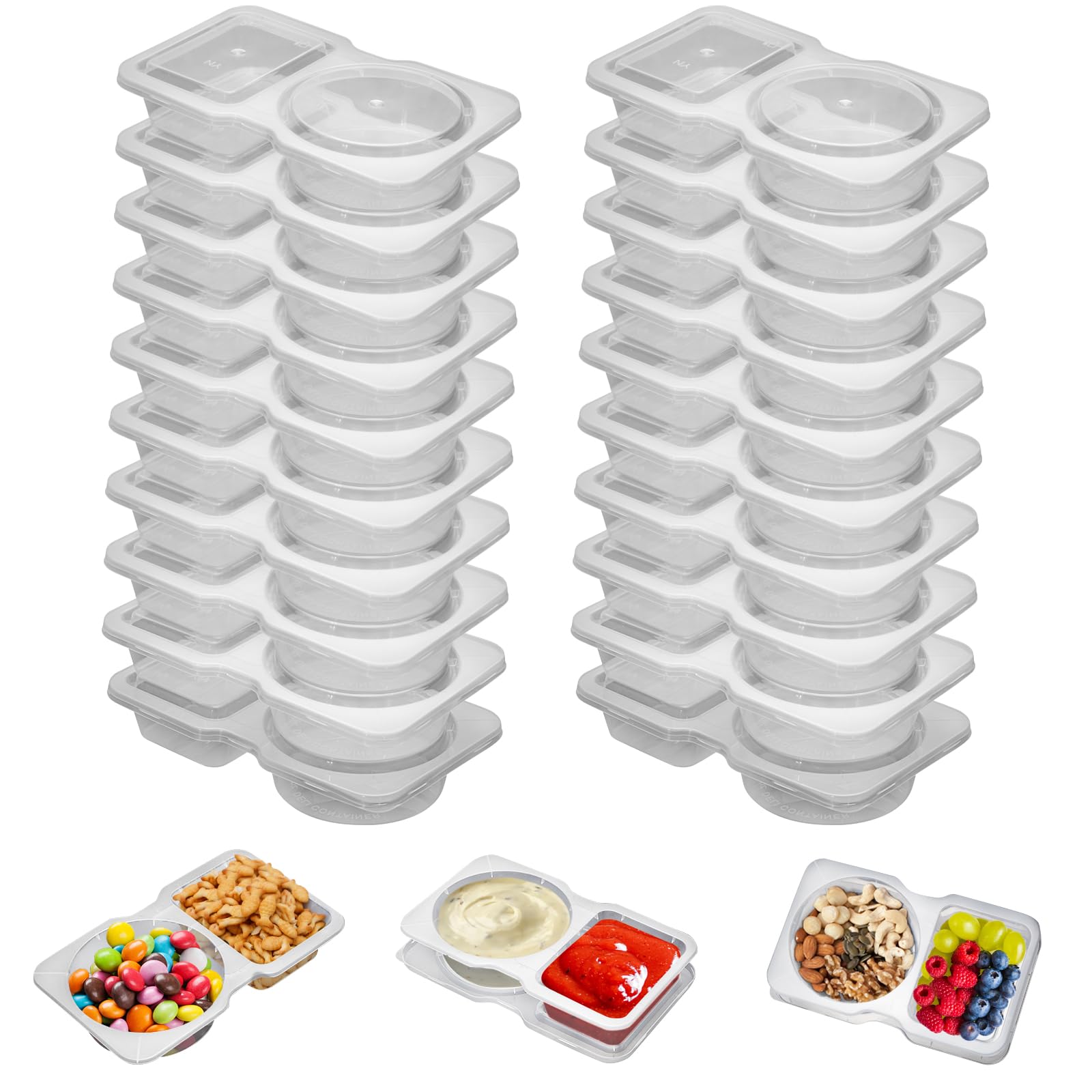 Wadah Saus Plastik Dapat Digun - Food And Snacks For Picnic ulasan dan harga