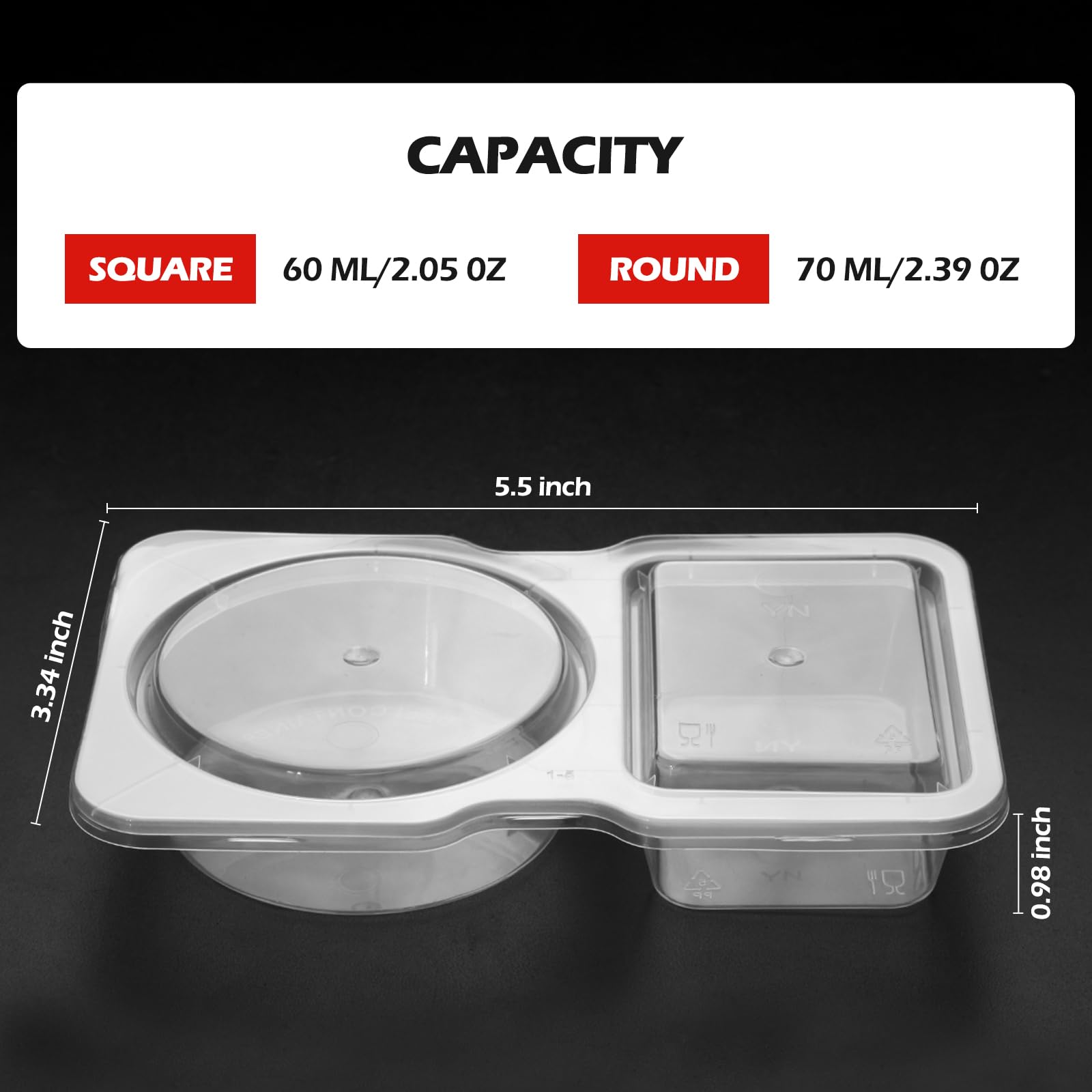 Wadah Saus Plastik Dapat Digun - Food And Snacks For Picnic ulasan dan harga